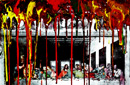 465_kenta_matsui_art_the_birth_of_catharsis_untitled_2013_acrylic_watercolour_on_the_last_supper_30x42